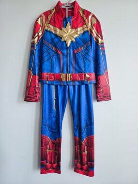 Kids Captain Marvel Costume Set | 2-Piece Outfit | Size 5/6